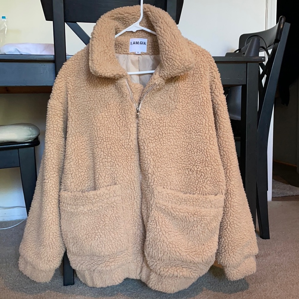 I.AM.GIA Pixie Teddy Coat. Size S